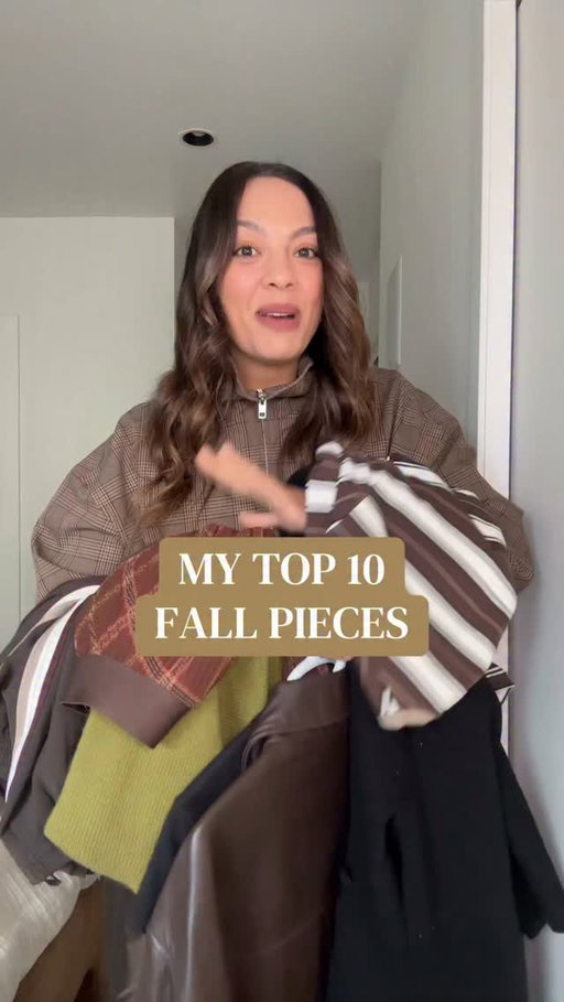 My top 10 favourite pieces for fall 🍂🍏 Comment SHOP below to receive a DM with the link to this post on my LTK ⬇ https://liketk.it/6mE64 #fallfashion #fallfashiontrends #fashioninspo #millennialfashion.