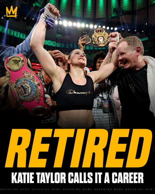 Katie Taylor looked like she still had a lot left in the tank ⛽️

She walks away from the sports as a 3x undisputed champion. #TaylorPili 

(via @daznboxing)