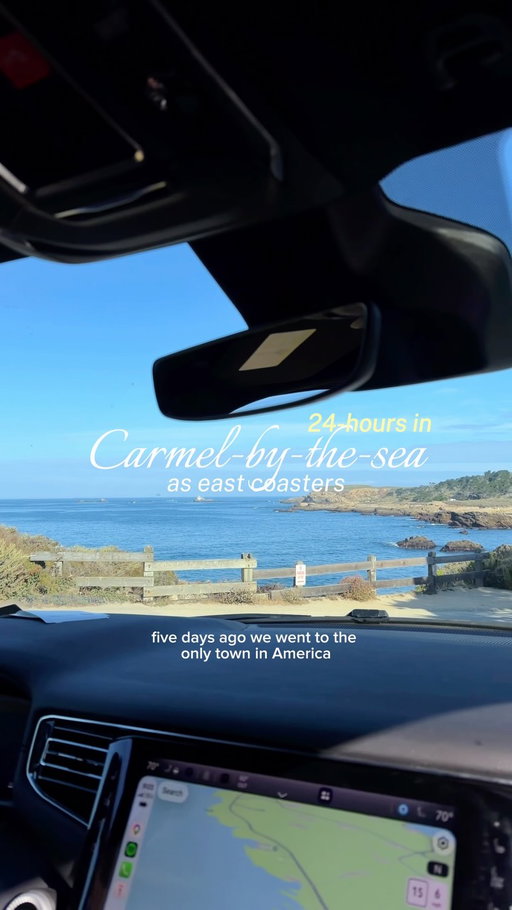 24 hours in Carmel by the sea 😍 aka my new favorite place in California!!!!