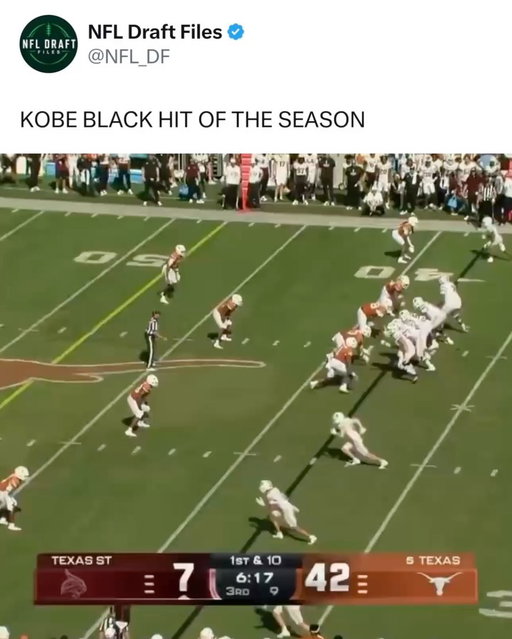 OH MY GOODNESS. WHAT A HIT. 😭

Texas didn’t just win their season opener, they made a statement blowing out Texas State 59-7 at home. Arch Manning finished 20/27 with 305 yards and 4 touchdowns before handing things off early, and the Longhorns defense forced multiple turnovers, including a pick-six, on their way to the lopsided win.

New transfers like Raleek Brown and Hollywood Smothers made instant impacts, and it’s clear this Texas roster has serious depth at every level. If this is what Week 1 looks like, the Longhorns just served notice to the rest of the country before the real tests even start.

Are you buying the hype after that opener, or waiting to see them against real competition?
