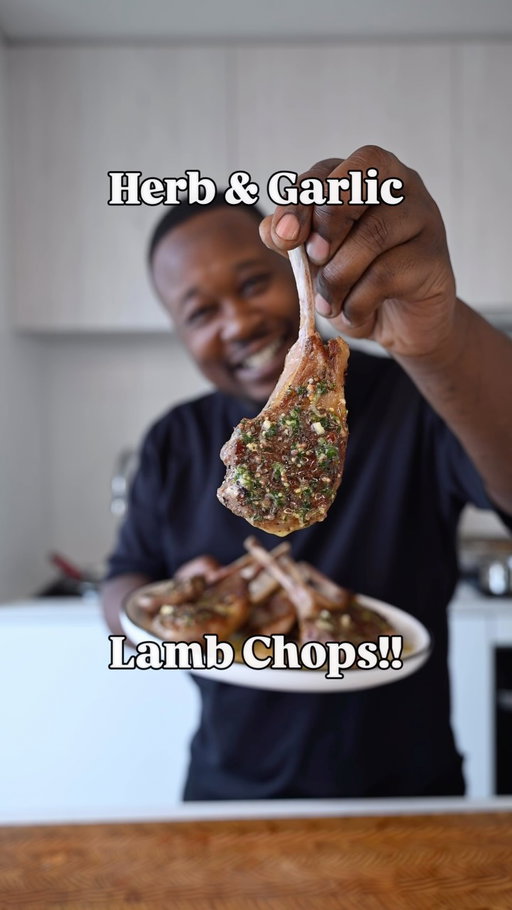 Herb & Garlic Lamb Chops with a garlicky herb butter. Simple, packed with flavour and ridiculously easy to make. Full recipe below.

Lamb Chops
1 rack of lamb, cut into individual chops
1 tbsp salt
1 tbsp cracked black pepper
3 cloves garlic, crushed
2 tbsp rosemary, finely chopped
1 tbsp thyme, finely chopped
Zest of 1 lemon
2–3 tbsp olive oil
Neutral oil, for searing

Mix everything together until the lamb is well coated. Heat a little neutral oil in a pan over medium-high heat and sear the chops for about 2–4 minutes per side, depending on thickness and your preferred doneness. Remove and let rest.

Garlic Herb Butter
½ cup (1 stick) butter
3 tbsp parsley, finely chopped
2 cloves garlic, finely chopped
Zest of 1 lemon.  2 tbsp grainy Dijon mustard 
Pinch of chili flakes
Pinch of salt
Cracked black pepper

Add everything to a small saucepan and gently simmer until the butter is melted and fragrant. Spoon generously over the lamb chops—or serve on the side for dipping.

#lambchops #easyrecipes