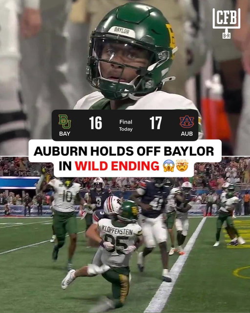 Auburn GOAL LINE STOP leads to season opener W 🔥

DJ Lagway in first start for Baylor: 27-54, 2 TD, 1 INT

#cfb #collegefootball #ncaafootball #baylor #auburn