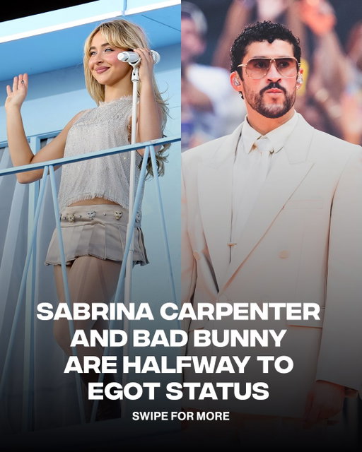 Two down, two to go 👏🏆

With their wins at the Creative Arts Emmy’s, Sabrina Carpenter and Bad Bunny are both halfway to EGOT status. Carpenter was recognized for her work on “The Muppets”, and Bad Bunny for his Super Bowl LX Halftime Show performance. 

Both stars are not new to the big screen, however, with Bad Bunny making his debut in “Happy Gilmore 2”, and Carpenter starring in Disney Channel’s “Girl Meets World”.

📸: Getty, Happy Madison, Disney
