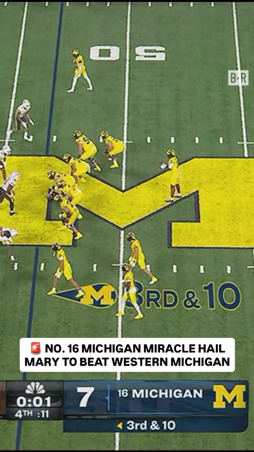 MIRACLE HAIL MARY WINS IT FOR MICHIGAN 🤯🔥