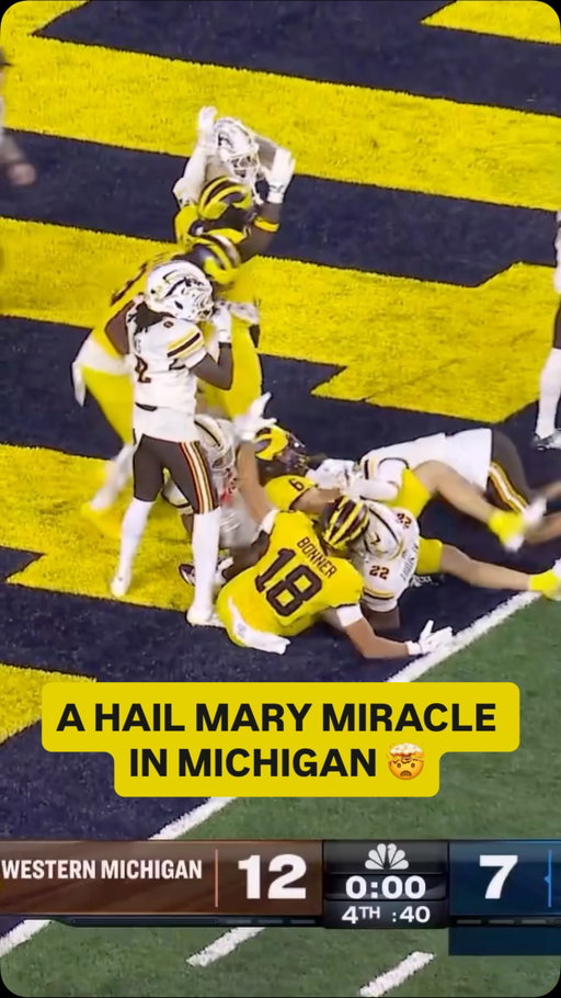 Michigan wins it on the FINAL PLAY OF THE GAME! 😱