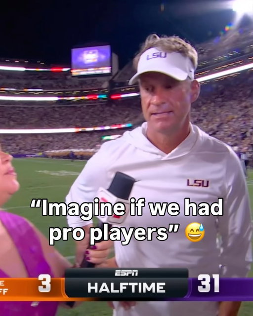 Lane Kiffin is not holding back at the half.