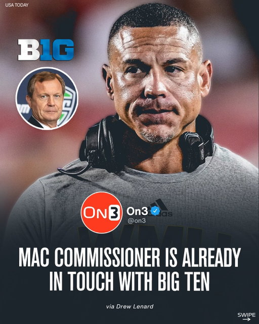MAC commissioner Jon Steinbrecher has already been in touch with the Big Ten, per Western Michigan head coach Lance Taylor.

Taylor also added: “When I looked up at the clock, it was past zeroes.”

Follow @On3 for the BEST of College Sports