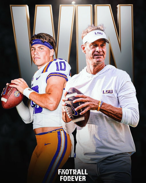 #11 LSU MAULS Clemson in Lane Kiffin and Sam Leavitt's primetime debut in Baton Rouge 🐯

Leavitt's final stats: 
🟣 16/28 PASSING 
🟣 1 PASS TD/1 INT 
🟣 12 CAR, 113 RUSH YDS 
🟣 2 RUSH TD 

The Lane Kiffin era is off to a HIGH-FLYING start 🔝

(🎥: ESPN)