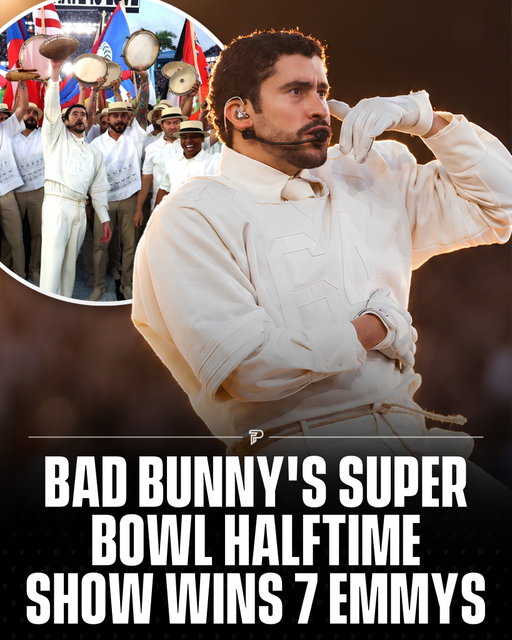 Bad Bunny is officially an Emmy winner. 🏆🇵🇷

The Puerto Rican superstar took home his first Emmy for the Apple Music Super Bowl LX Halftime Show, which dominated the first night of the 2026 Creative Arts Emmys with seven wins.

The historic performance earned nine nominations and became one of the biggest Emmy wins of Bad Bunny’s career. 

📸: GETTY

#Pubity #Viral #BadBunny #Entertainment