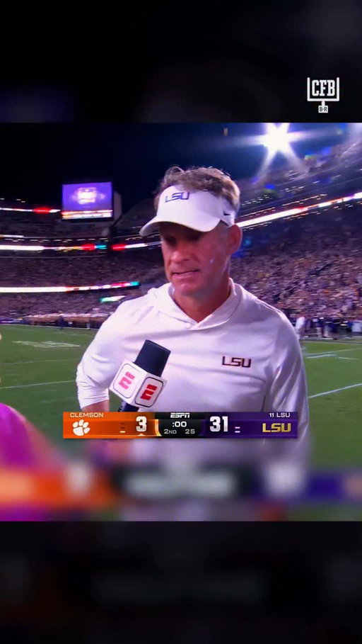 Lane Kiffin heard all the noise and blew out Dabo Swinney and Clemson 🤐🍿

#cfb #collegefootball #ncaafootball #lsu #sec