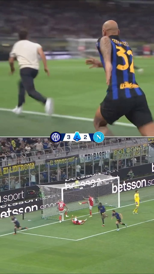 San Siro’s gone crazy 🤯

#SerieAEnilive #InterNapoli