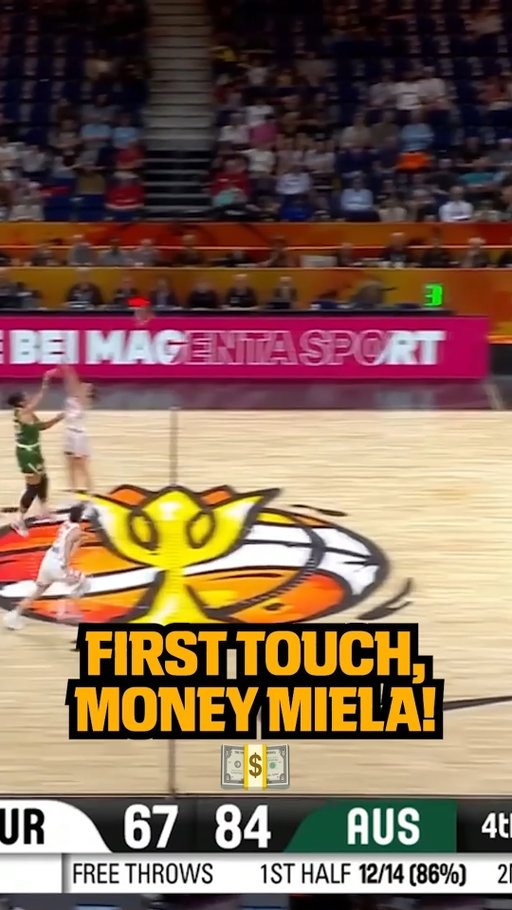After 38 minutes on the bench, Miela Sowah hits a three with her first touch of the game! 💪 
 
Watch every Opals FIBA Women’s World Cup game LIVE and EXCLUSIVE with ESPN on Disney+.

#FIBAWWC