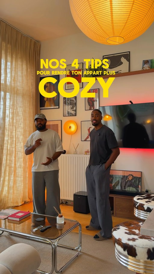 Voici nos 4 tips pour rendre votre appartement plus cozy 🙂‍↕️ 
Lequel vous manque encore chez vous ? 👀
#homedecor #interiordesign #cozyvibes #cozyhome #homedesign
