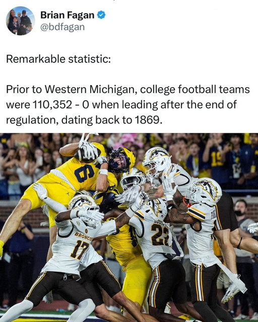 Western Michigan really made history 🤯