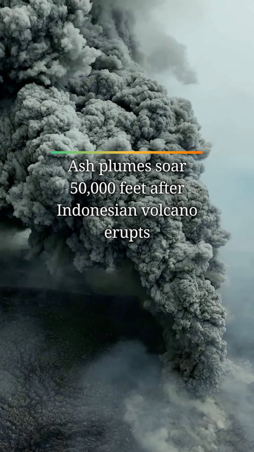 Mount Anak Krakatau in Indonesia is on its second straight day of a major eruption. Volcanic ash has caused the suspension of flights out of Jakarta's main airport.