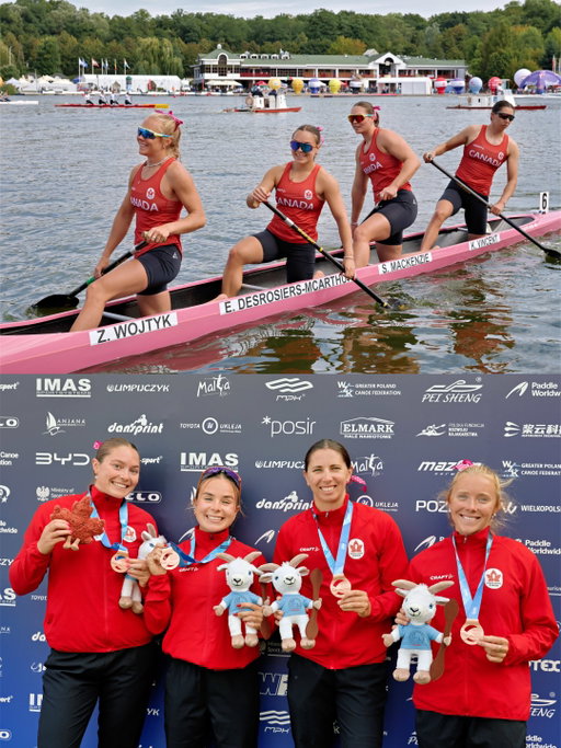 I heard wearing pink bows makes you go faster!🎀 

An exciting end to the 2026 racing season:) 

📸: Canoephotography/CKC

#teamcanada #paddling #pink #jellycat #worldchampionship