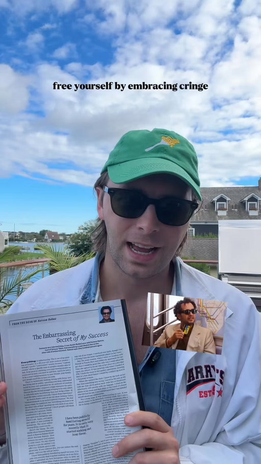 the guy from Subway takes has some excellent advice for getting the life you want by learning to embrace embarassment #advice #cringe #life #essay #growth