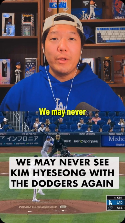 I don’t think I’ll see my sweet prince in the Dodgers blue again 😭#dodgers #kimhyeseong #mlb #baseball