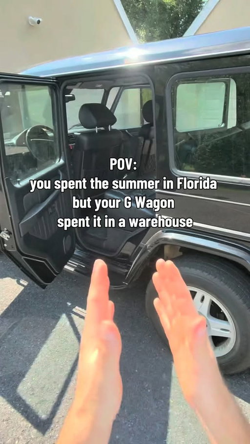 Your reminder to not leave your car sitting in a humid warehouse all summer 😮‍