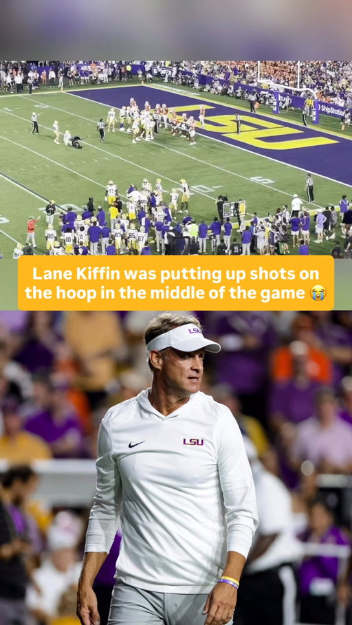 LANE KIFFIN WAS GETTING SHOTS UP IN THE MIDDLE OF HIS LSU DEBUT 😂🏀

With LSU rolling against Clemson, Lane Kiffin decided to test out his jumper on the sideline basketball goal — a celebration Kiffin brought with him from Ole Miss to Baton Rouge.

The goal has become part of Kiffin’s sideline setup. When LSU scores a touchdown or forces a turnover, the player responsible gets the chance to throw one down on the hoop.

There were plenty of opportunities to use it Saturday night.

No. 11 LSU absolutely dominated Clemson 51-10 in Kiffin’s first game as head coach, piling up 644 yards of offense and handing the Tigers their worst loss in roughly 30 years.

Sam Leavitt accounted for three touchdowns, throwing for 230 yards and a score while rushing for 113 yards and two more touchdowns. Wisconsin transfer Dilin Jones added 113 rushing yards and two scores of his own.

The defense got involved in the scoring too, as Jordan Ross returned an interception 30 yards for a touchdown. LSU finished with four sacks and held Clemson without a touchdown until less than seven minutes remained in the fourth quarter.

LSU led 31-3 at halftime after outgaining Clemson 336-54 in the opening half, and Kiffin’s offense finished the night with 644 total yards.

Safe to say Kiffin had plenty of time to work on the jumper. 😂

How many wins does LSU get in Year 1 of the Lane Kiffin era?🤔

#collegefootball #cfb #cfb26 #cfb25