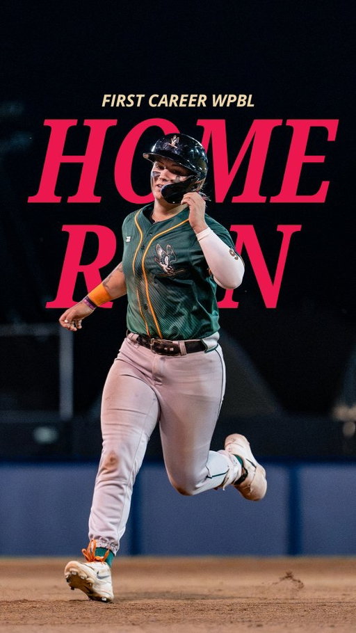 Boston ends the regular season with a highlight as captain Alli Schroder hits her first WPBL home run!!