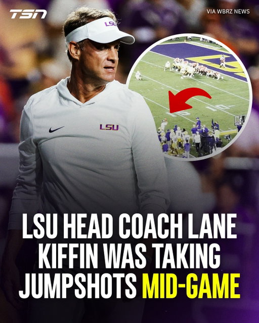 LSU was beating Clemson so badly that HC Lane Kiffin was taking jumpshots while his team was on the field 🤣

(via X/WBRZ)
