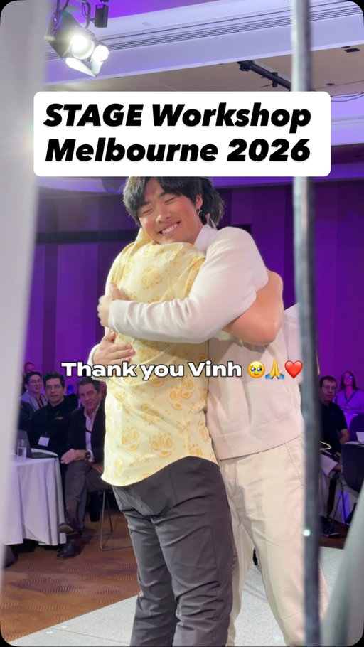 Last weekend, I had the opportunity to attend @askvinh’s workshop in Melbourne for the 3rd time, but this time as a storyteller 🥹

Genuinely one of the most unforgettable experiences. The amount of love and support I received after sharing my story meant more than I can put into words, and it was so cool getting to meet and connect with so many of you over the 3 days ❤️

Also incredibly grateful to Vinh for believing in me, I’m excited for what’s ahead!