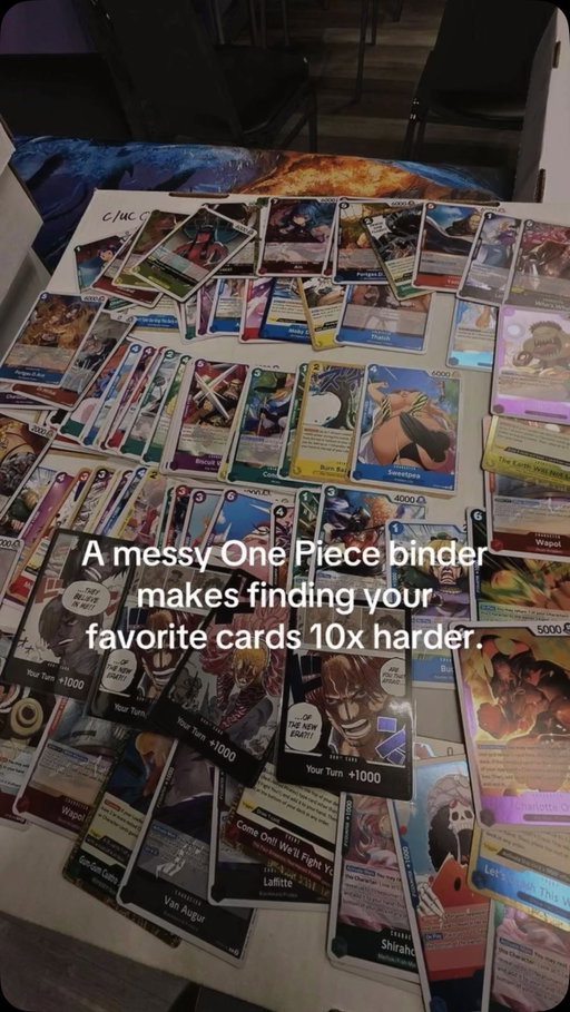 How I keep my One Piece cards organized
#onepiece #ad #cards #onepiecetcg #collection