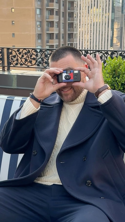 What happens when you hand Travis Kelce a disposable camera on set? Consider this your access to his camera roll, featuring Gigi Hadid, Peggy Gou, Carmelo Anthony and Frances Tiafoe at The Plaza
 
@killatrav 
@gigihadid 
@peggygou_ 
@carmeloanthony 
@bigfoe1998