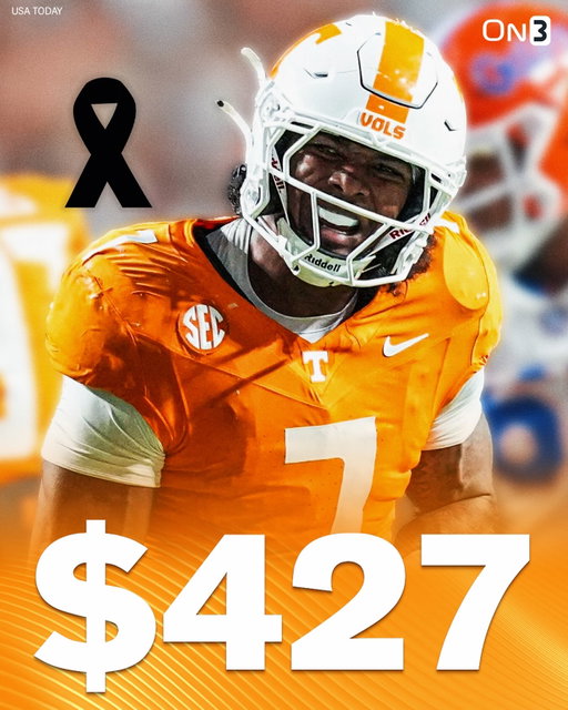 Tennessee star Arion Carter will donate $427 for every tackle this season to cancer research, @volquest_on3 reports👏

The NCAA suspended Carter in July for a $427 flight to an NFL pre-draft training facility.

Follow @On3 for the BEST of College Sports