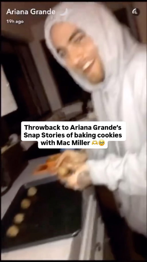 To remember Mac on the 8th anniversary of his passing, we wanna re-share this video, a sweet throwback moment Ariana Grande shared on her Snapchat with Mac.

Their connection began long before they became a couple, first collaborating in 2012 on a festive cover of “Baby It’s Cold Outside” and then on Ariana’s breakout hit “The Way” in 2013.

The undeniable chemistry in the music video for “The Way” laid the foundation for a deep friendship that eventually blossomed into romance. By 2016, the duo officially confirmed their relationship, quickly becoming one of the music industry’s most beloved pairs. They constantly supported each other’s art, performed together on stage, and shared glimpses of their everyday, low-key love life with fans.

After nearly two years together, they decided to part ways in May 2018. Despite the breakup, Ariana publicly expressed her unconditional love and respect for Mac, describing him as one of her best friends in the world and wishing him nothing but the best.

Tragically, just a few months later, on September 7, 2018, the world lost Mac Miller at the age of 26. The news shook the music community and deeply impacted Ariana, who has frequently honored his memory and legacy through her music, most notably on tracks like “Thank U, Next” and “Ghostin.”

Eight years later, Mac’s musical genius and gentle spirit continue to live on through his timeless music and the memories preserved by those who loved him most.

Rest in peace, Mac.