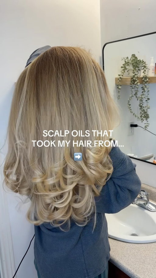 Scalp oils that helped me grow my hair 🩷 #haircare #hairoils #hairoiling #hairgrowth #hairproducts