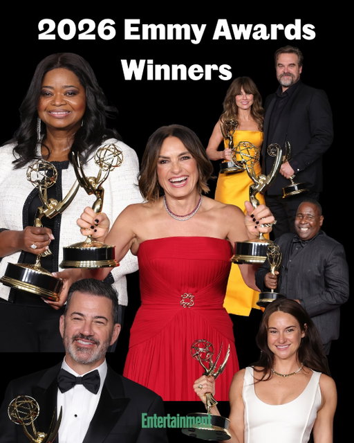 Congratulations to these Emmy winners!

Dozens of early awards were given out during the two-night 2026 Creative Arts Emmys, held ahead of the Primetime Emmy Awards. That ceremony will take place on Monday, Sept. 14, hosted by Mariska Hargitay. But the ‘Law & Order: SVU’ star is already a two-time 2026 Emmy winner thanks to this past weekend’s events. Scroll through to see some other big early winners, including the late Rob Reiner, Bad Bunny, Octavia Spencer, Jimmy Kimmel, and more.

#Emmys #2026Emmys #EmmyAwards