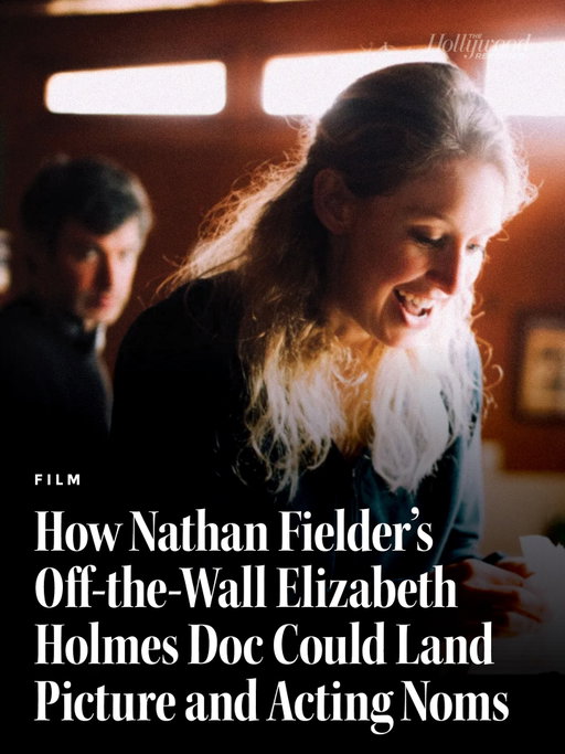 Telluride Flim Festivalgoers promised a "surprise screening" were met with the world premiere of 'You Can See Everything,' a one-of-a-kind documentary/acting hybrid directed by Nathan Fielder and Lance Oppenheim about Elizabeth Holmes, the enigmatic founder of the blood-testing technology company Theranos.⁠
⁠
THR's Scott Feinberg calls it "unlike anything anyone has done in a film before, as far as I know, in terms of the way that it blends documentary with acting." ⁠
⁠
Could this film — which A24 will release in October — be recognized by the Academy of Motion Picture Arts and Sciences? And, if so, how?⁠
⁠
At the link in bio, Feinberg dives into 'You Can See Everything's chances with the Academy.