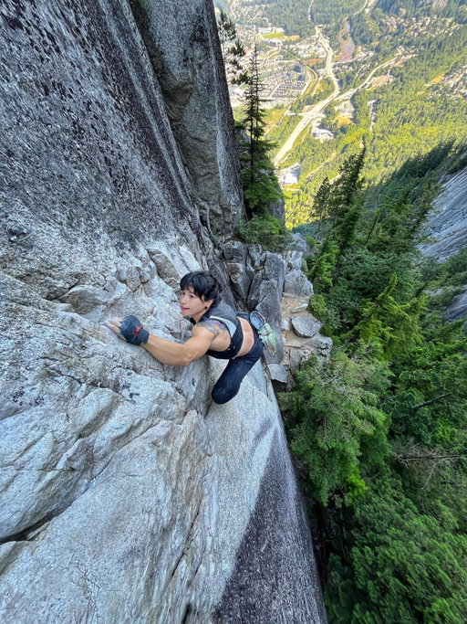 a big !! summer spread, Squamish & not-Squamish, climbing and friends and my birthday last month 💛 Many mems with some of my favorite people. Despite the mercurial comings and goings of ‘stoke’, looking back on these photos makes me smile so hard. 

It’s been a (mostly) up and (some) down season. I felt so motivated at the beginning, had a blast seshing on some great lines with the best of crews. As the weeks went on I lost some steam. Then I got an overuse injury in my elbow (not tendinitis! nerve/joint inflammation?!) and the psych has now left me in a way I haven’t experienced in awhile. I know & trust excitement will return but I think my body is telling me something. Another year older means having to pay more attention. Thankfully I’m working on some answers through rehab (cheers @theclimbingphysio) and soaking up time in the forest before we leave 🌲 

A few trips here and there in September before our trek back to Bishop. Looking forward to reuniting with @thehostelcaliforniabishop !! 💚