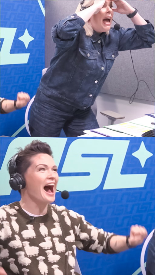 Julia Benati ended the broadcast booth. 🤯
