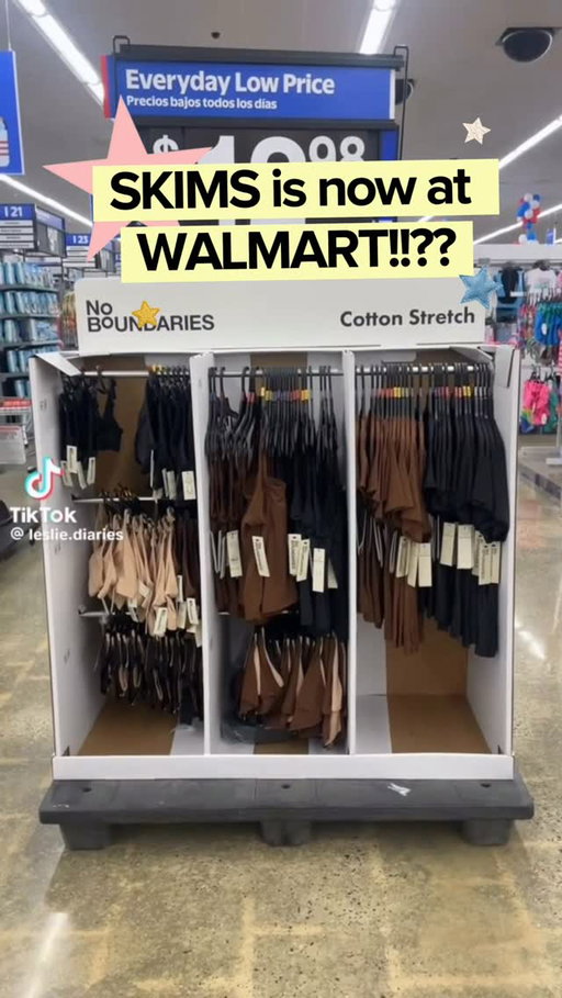 The girls are finding skims at WALMART!!!? 
(Pssst I linked everything in my LTK✨👀🔥 link in bio) 
•
•
•
#walmartfashion #walmartdeals #walmartfinds #skims #fashionreels