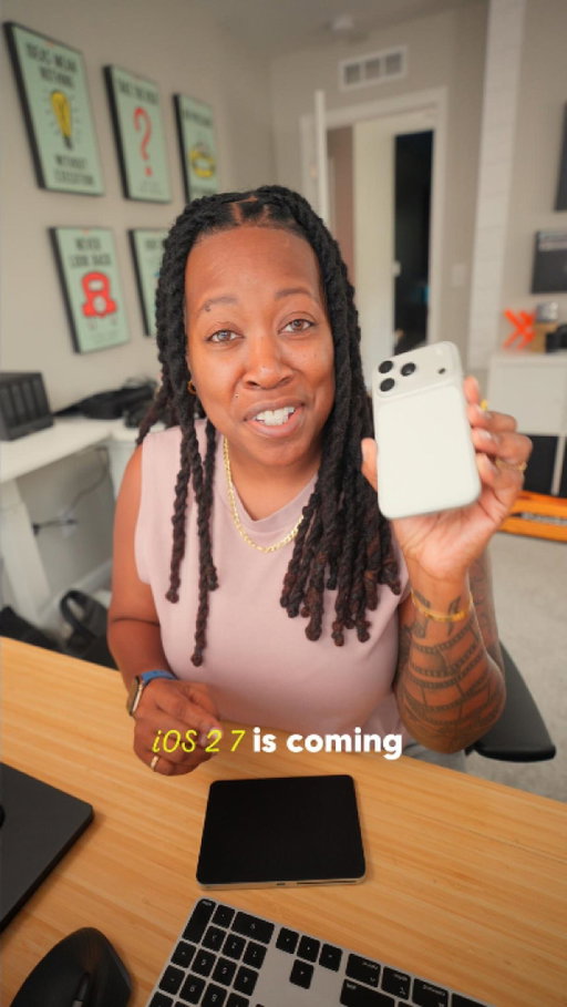 A few useful things to know about iOS 27. I’ve been using the beta version and enjoying it so far. What software version are yall on? I know some of you don’t keep your phone updated lol #nojudgement 
.
.
.
#ios #iphone #tech