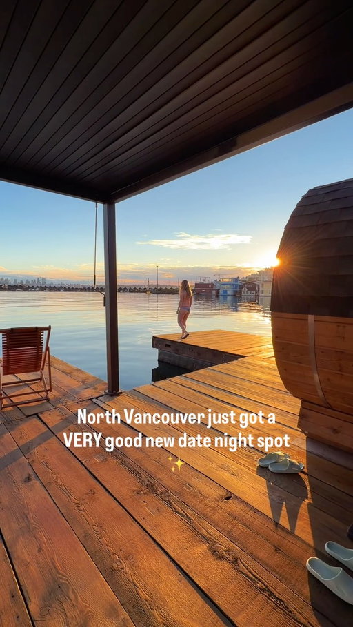 Did the see the seal? 🦭

#vancouverinfluencer #northvancouver #sauna #datenight