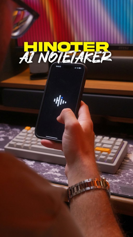 If you’re tired of taking notes in meetings, this app does it for you 🎙️

Hinoter records, transcribes and summarises everything and works seamlessly across your entire Apple ecosystem!

It’s definitely worth checking out as it’s made my work so much easier as creator. Download it for free in the App Store and Google play.

@hinoter.app 

#hinoter #ainotes #productivityhack #productivitytips