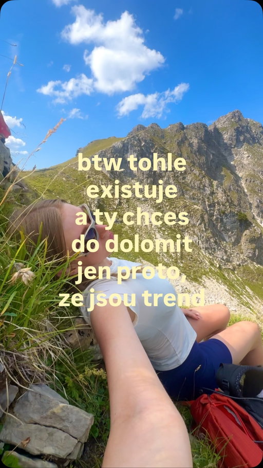 the baddest b!tches ain't in the dolomites
.
#cestovani #wanderout #solotrip #granolagirl #tyrol