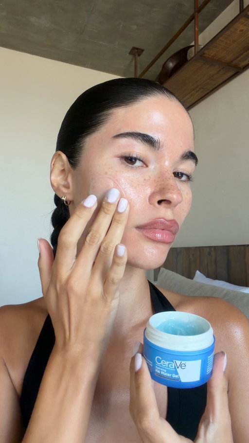 how I prep for glass skin with @cerave hydrating HA water gel @amazon #CeraVePartner