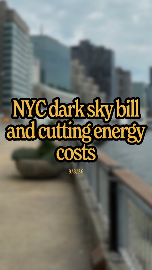 New York’s new bill might shut off the lights after 11pm, but an even better way to lower electricity costs would be to add more cheap and clean energy to the grid… #CleanEnergyCutsCosts partnership

What do you think is the best way to lower our soaring electricity prices?

Check out cleanenergycutscosts.com if you wanna learn more!