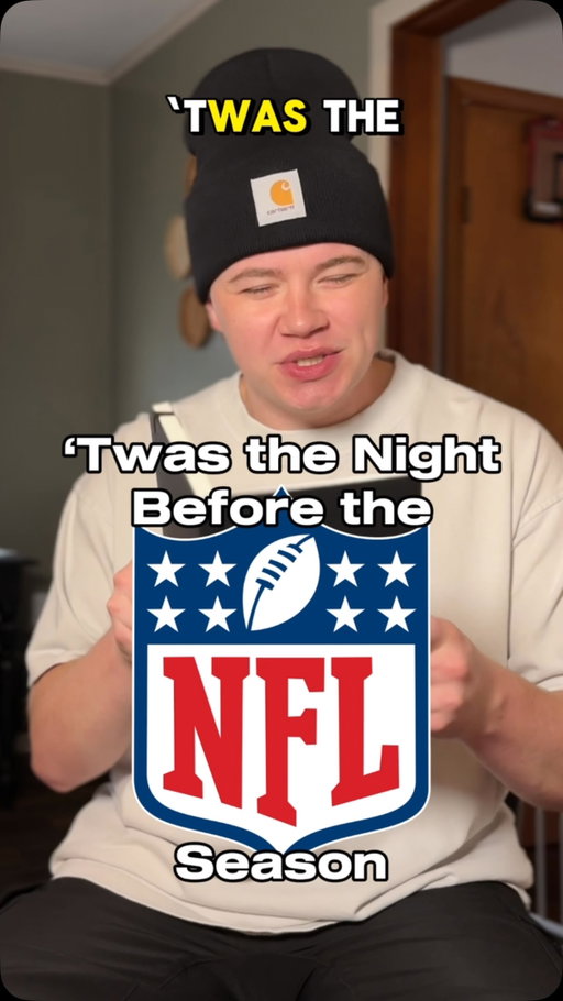‘TWAS THE NIGHT BEFORE THE 2026 NFL SEASON🤩🤣🏈 #NFL #football #sports #skit #funny