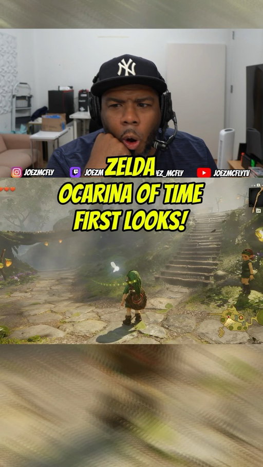 ZELDA OCARINA OF TIME first looks! WOW. This means something to me! 🥹 #zelda #zeldaocarinaoftime #link #remake #nintendo