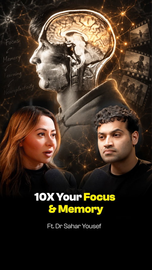 Comment ‘BRAIN’ and we’ll personally DM you the full conversation.

Could you go one full day without checking your phone?

In today’s episode, we sit down with @drsaharyousef cognitive neuroscientist at UC Berkeley for a practical, science-backed conversation on how to train a sharper, calmer, more focused brain.

Here’s what we discussed:
-Why Your Phone Makes You Less Focused: How simply having your phone nearby can affect your attention, even when you aren’t using it.
-The Myth of Multitasking: Why constantly switching between tasks can hurt your focus and productivity.
-Why You’re Always Busy but Never Done: The hidden habits that keep you occupied without helping you make meaningful progress.
-How to Stop Burning Out: Sahar’s 3-break framework for working with your brain instead of constantly pushing against it.
-The Impact of Short-Form Scrolling: How excessive scrolling may affect attention, anxiety, and feelings of loneliness.

Catch the full episode here:
YouTube Channel: Raj Shamani
Spotify Channel: Raj Shamani Figuring Out

Until then, keep figuring out! 🚀

#rajshamani #figuringout