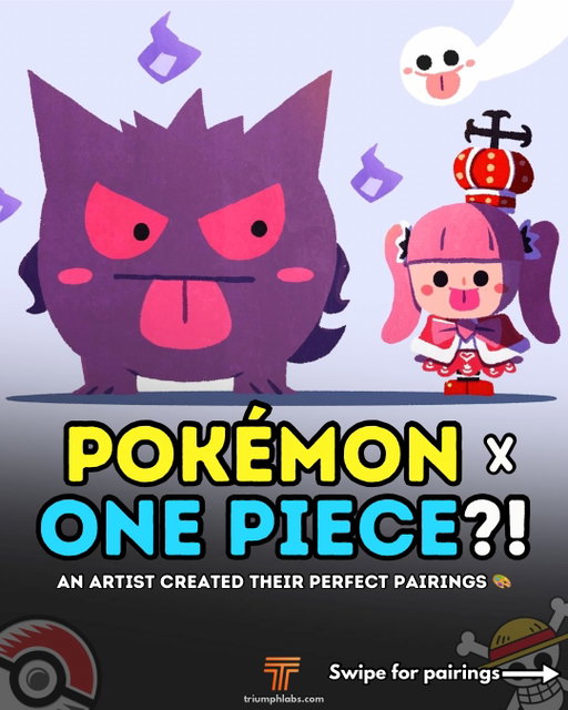 What if One Piece characters had their own Pokémon partners? 👀🏴‍☠️⚡️

Artist Yookoisei (@yookoisei on X) created a series of fan-art pairings matching One Piece characters with Pokémon that fit their personalities, designs or abilities.

👻 Perona + Gengar might be one of the most perfect combinations
🎨 Each pairing puts a Pokémon spin on the One Piece crew

The artist is a long-time One Piece illustrator and has also been recognized by the official ONE PIECE FILM RED project, where @yookoisei appeared among its nominated fan works. 

Which One Piece character has the best Pokémon partner? 🤝

🎨: Yookoisei (@yookoisei on X)

#pokemontradingcards #pokemonart #onepiecetradingcardgame #onepieceart #crossover