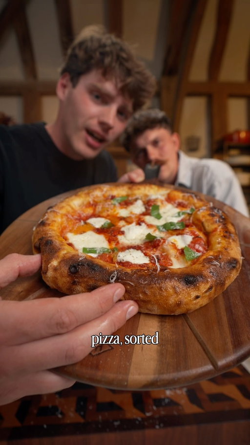 AD | MARRY ME PIZZA 🍕🔥 @birramorettiuk 

There’s nothing better than catching up with a mate over a Birra Moretti, and what’s even better? Putting it in your pizza dough. 

Spicy ’nduja, roasted peppers, sun-dried tomatoes, mozzarella and pecorino, finished with lemony whipped mascarpone, basil and chilli oil. The dough gets extra flavour from a 50/50 mix of Birra Moretti and water.

Dough, makes around 6 pizzas

•⁠ ⁠1kg 00 or strong white flour
•⁠ ⁠325g Birra Moretti
•⁠ ⁠325g water
•⁠ ⁠14g dried yeast
•⁠ ⁠20g salt
•⁠ ⁠2 tbsp olive oil

Knead everything except the oil for 8-10 mins until smooth, then knead in the oil. Divide into balls and prove for 1 hour.

Sauce
Mix passata with sun-dried tomato paste, grated garlic, chopped basil, lemon zest, chilli flakes, olive oil and salt.

Stretch the dough, then top with sauce, pecorino, ’nduja, mozzarella, roasted red peppers and sun-dried tomatoes. Bake in a screaming hot pizza oven until blistered and charred.

Whip mascarpone with lemon juice, zest and a pinch of salt, then spoon over the cooked pizza with basil and chilli oil. Serve extra sauce and mascarpone on the side for dipping.

Easy dough ratio: 100% flour, 65% liquid, 2% salt, with the liquid split 50/50 beer and water.

Birra Moretti 🍺
#birramoretti #moretti #tucci