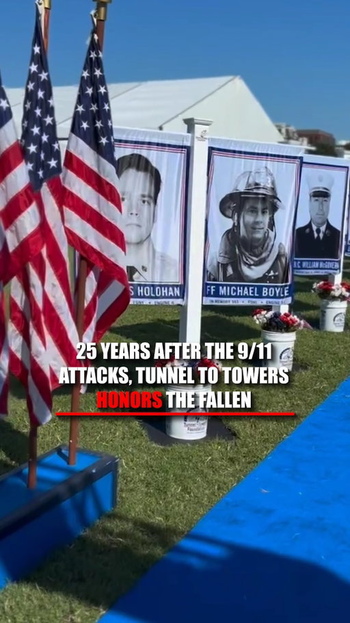 A powerful tribute to the lives lost on 9/11, 25 years after the attacks.

Tunnel to Towers has installed a memorial honoring the victims as the nation prepares to mark a quarter century since that tragic day.

The display outside the White House also features a 12-foot, 16,900-pound steel beam recovered from the World Trade Center's South Tower.