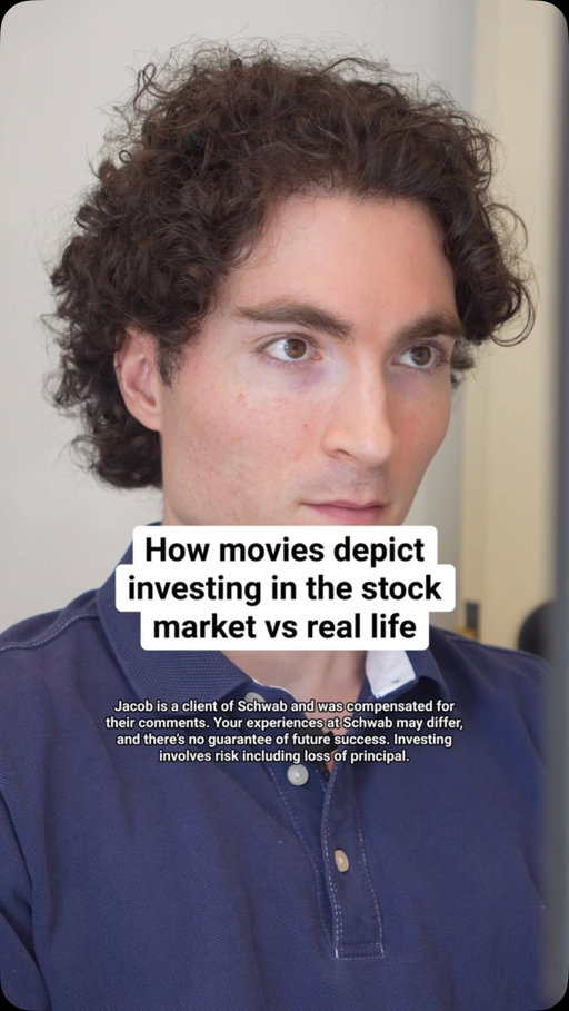 Turns out investing could be way easier than the movies make it seem with @charlesschwab #ad #corporatehumor #investing